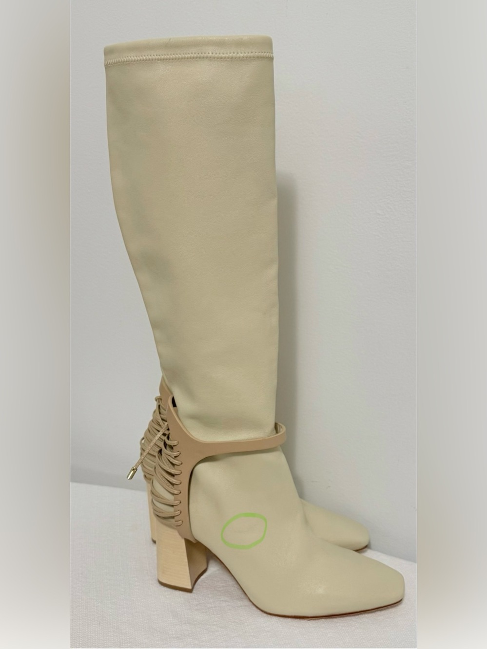 Daniella Shevel Nela Boots in Ivory NWOT - Picture 9 of 10